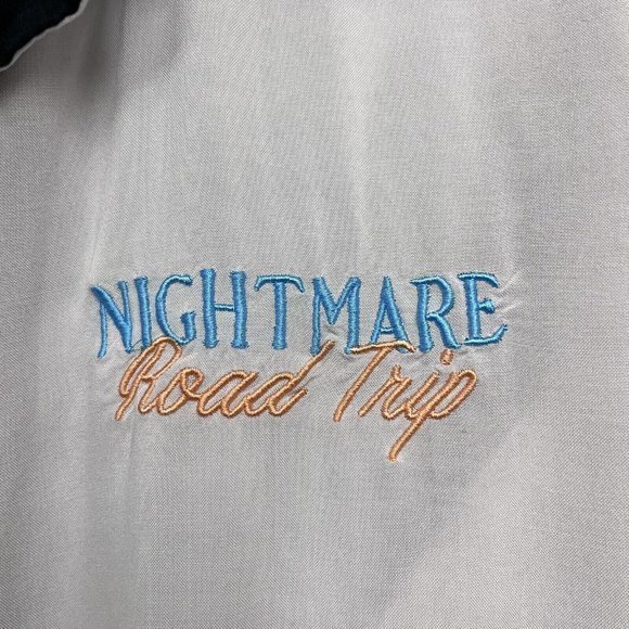 Disney Night Before Christmas Men's Button Front Rayon‎ Blue Shirt Road Trip XXL - Picture 5 of 7